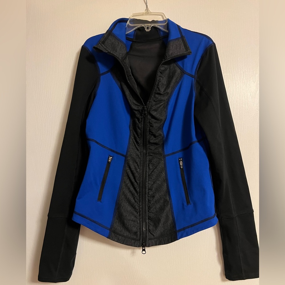 Zella zip up jacket - Royal Blue - size M but more like XS